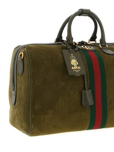 Gucci Medium Savoy Duffle Bag In Green