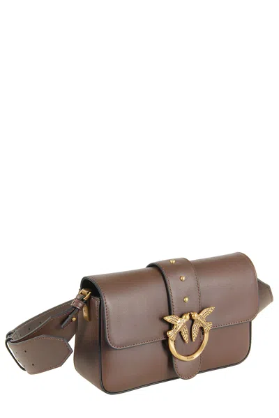 Pinko Love One Mini Slouchy In Brown