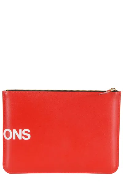 Comme Des Garçons Huge Logo In Red