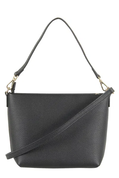 Mc2 Saint Barth Aline Embossed-logo Bag In Black