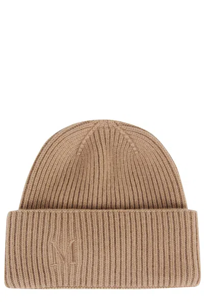 Max Mara Berretto Mmretina In Cashmere In Brown