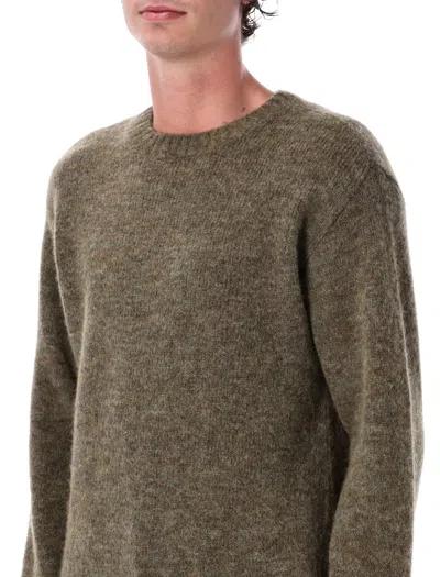 Apc A.p.c. A.p.c. Lucas Alpaca Blend Crew Neck Sweater In Gray