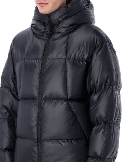 Goldwin Black Nylon Pertex Quantum Down Jacket In Blue