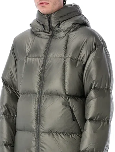 Goldwin Sage Green Nylon Pertex Quantum Down Jacket In Green