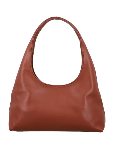 Apc A.p.c. Cognac Brown Shoulder Bag In Brown