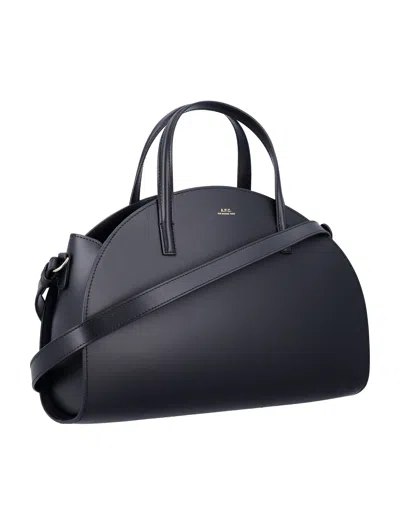 Apc A.p.c. Curved Silhouette Tote Bag In Black