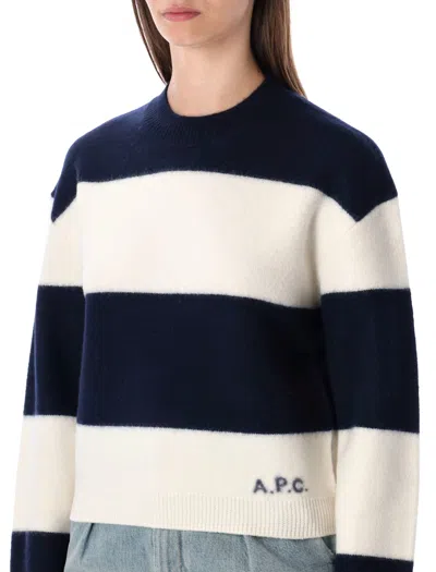 Apc A.p.c. A.p.c. Penny Striped Sweater In Multi