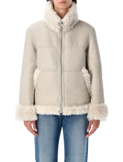 Urbancode Short Bomber Reversible In Neutral