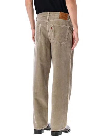 Levi's Levi S 578 Baggy Beige Corduroy Pants In Brown