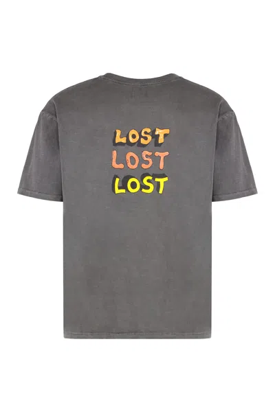 Alchemist Printed Cotton T-shirt In Gray