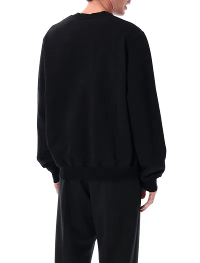 Casablanca Graphic Print Crew Neck Sweater In Black