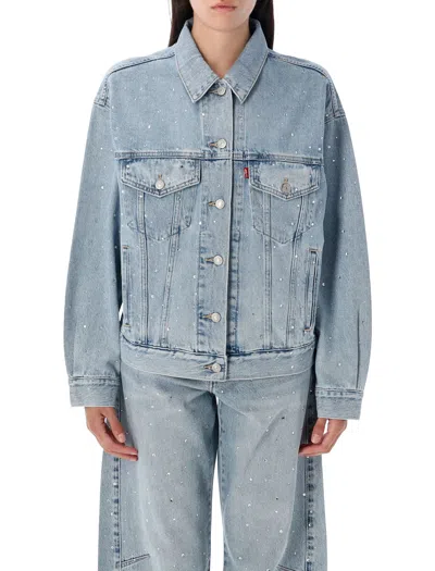 Levi's 90's Trucker Crystal In Blue