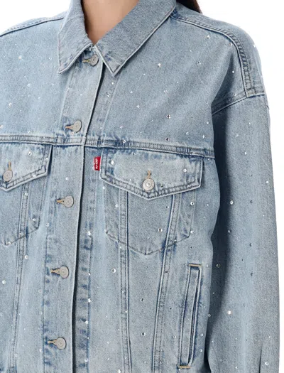 Levi's 90's Trucker Crystal In Blue