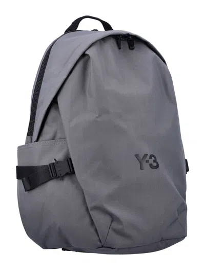 Y-3 Grey Cordura Staple Backpack In Gray