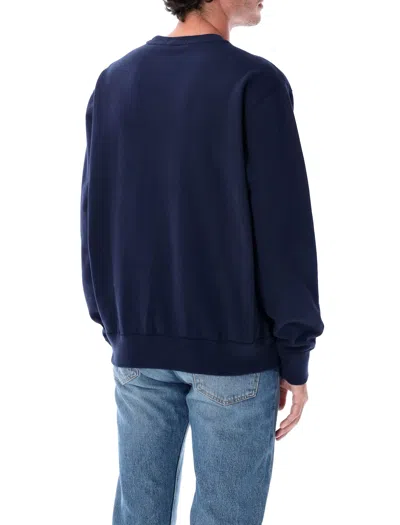 Polo Ralph Lauren Logo Cotton Sweatshirt In Blue
