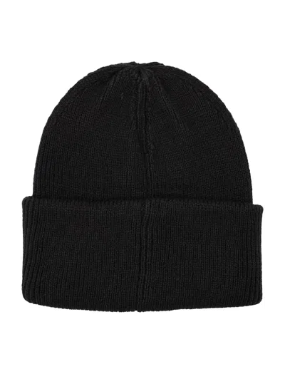 Y-3 Classic Beanie With A Stitched Label At The Front In Brown