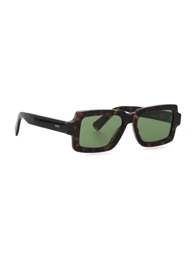 Retrosuperfuture Roma Rectangular Tortoiseshell Sunglasses In Brown