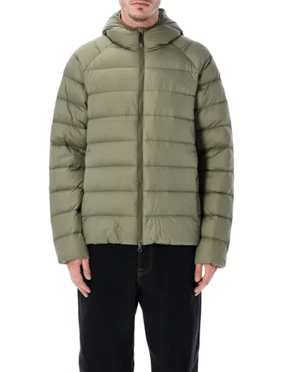Pyrenex Arial Lightweight Hooded Down Jacket In Green