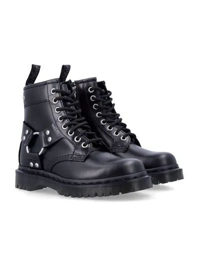 Dr. Martens 1460 Harness 8 Eye Boot In Black