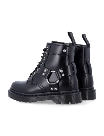 Dr. Martens 1460 Harness 8 Eye Boot In Black