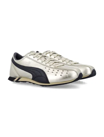 Puma Sprint Metallic Sneakers In Silver