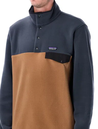 Patagonia Synchilla Snap-t Lightweight Fleece In Blue
