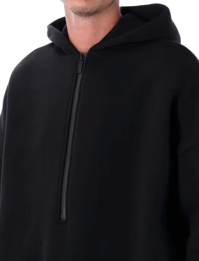 Fear Of God Athletics Half-zip Hoodie In Black