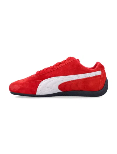 Puma Speedcat Og Suede Sneakers In Red
