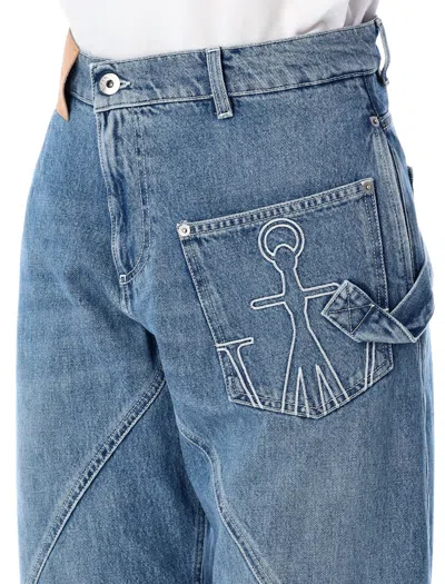 Jw Anderson J. W. Anderson Twisted Workwear' Jeans In Black