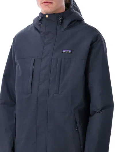 Patagonia Isthmus Hooded Parka In Blue