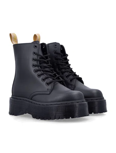 Dr. Martens Jadon Vegan Ii Mono Platform Boots In Black