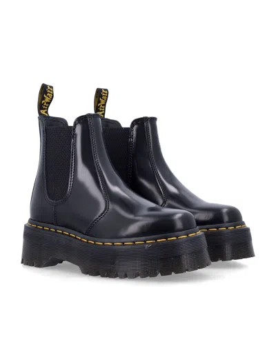 Dr. Martens 2976 Beatle Quad Boots In Black