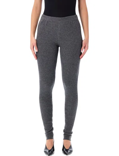 The Garment Como Knit Leggings Rib In Gray
