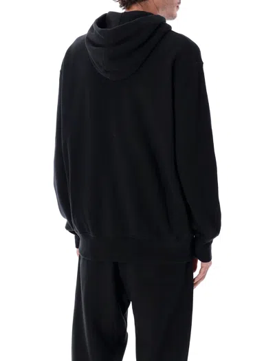 Champion Reverse Weave Patch Hoodie Full Zip In Black