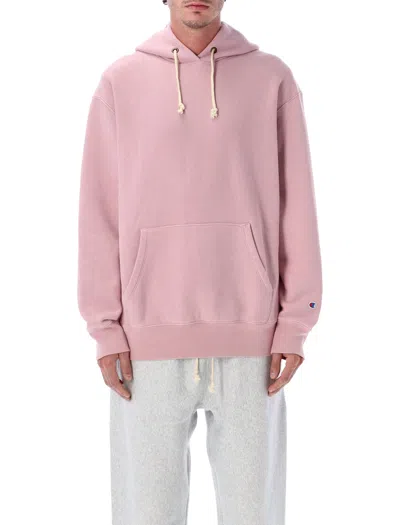 Champion Hoodie With Drawstring And Kangaroo Pocket In Pink
