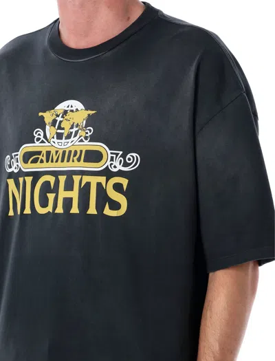Amiri Night Shirt In Black