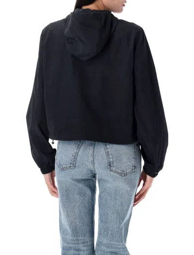 Burberry Ekd-embroidered Cropped Jacket In Blue