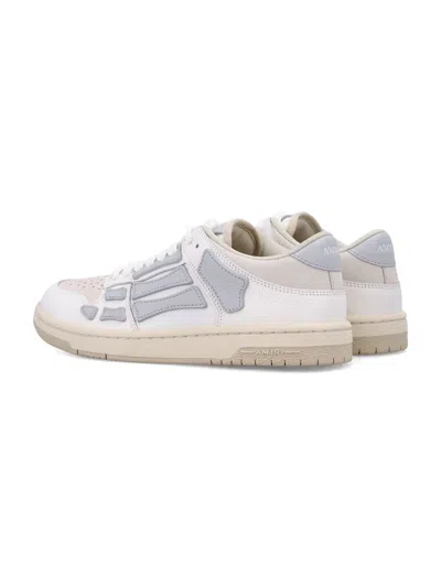 Amiri Skel Top Low Sneakers In Gray