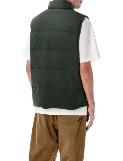 Patagonia Insulated Sleeveless High Collar Vest In Green