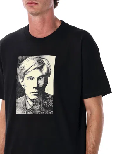 Obey Warhol Classic T-shirt In Black
