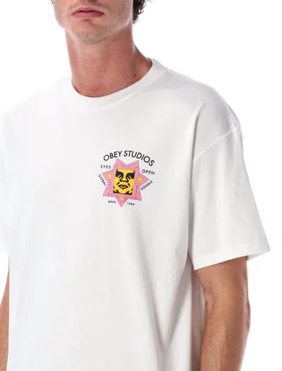 Obey Global Visuals T-shirt In White