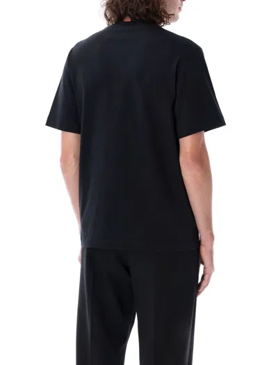 Burberry Short Sleeve T-shirt In Black