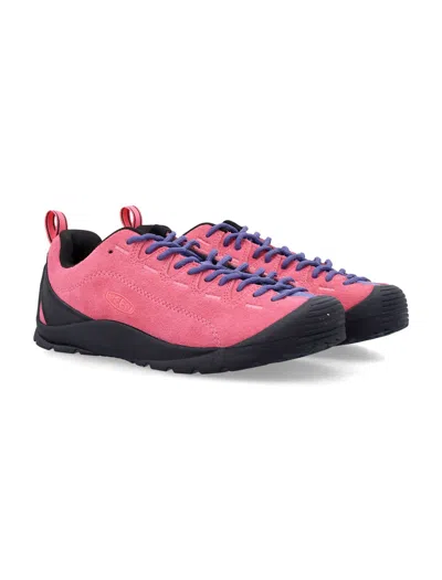 Keen Pink Lace Up Sneakers In Pink
