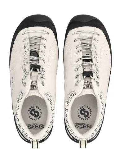 Keen Multicolor Suede And Fabric Jasper Rocks Sneakers In Neutral