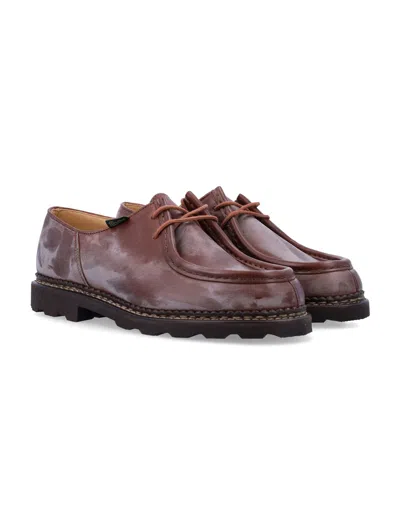 Paraboot Michael Lace-up Derby Shoes In Brown