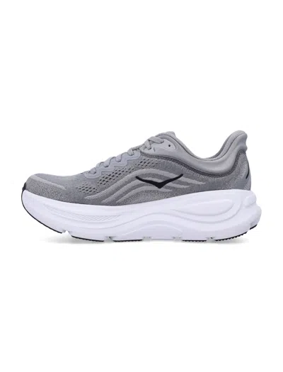 Hoka Outdoor Shoe Men Bondi 8 Sharkskin/harbor Mist In Gray