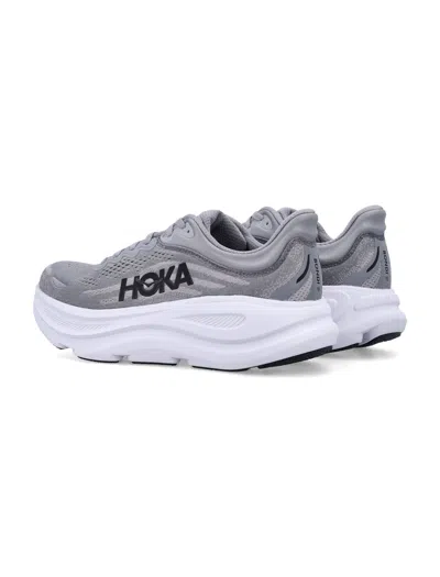 Hoka Outdoor Shoe Men Bondi 8 Sharkskin/harbor Mist In Gray