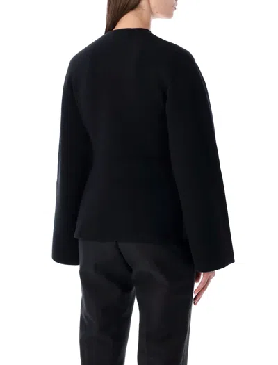 By Malene Birger Tinley Wool-blend Cardigan In Black