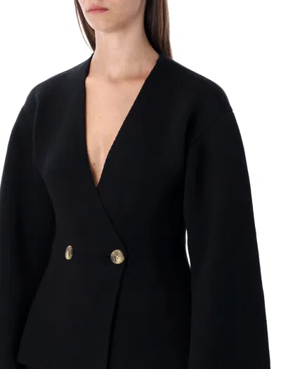 By Malene Birger Tinley Wool-blend Cardigan In Black