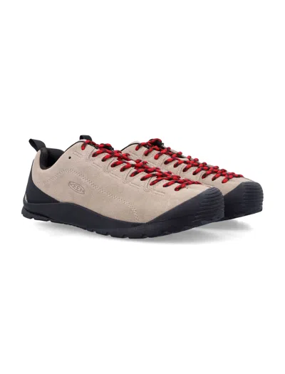 Keen Silver Mink Lace Up Sneakers In Neutral